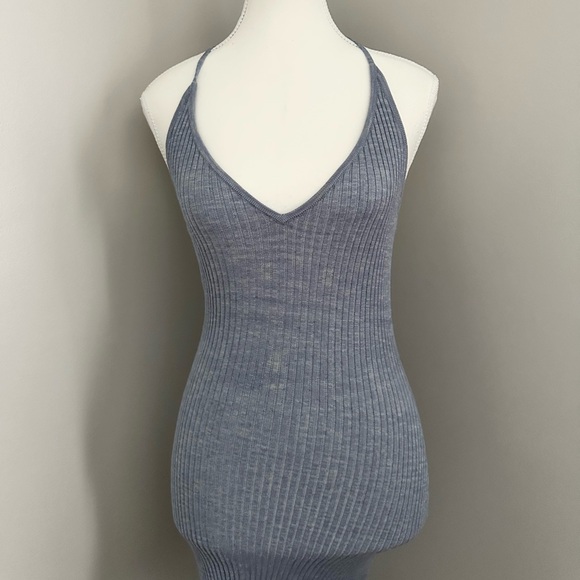 Abercrombie & Fitch Ribbed V-neck Dress - Picture 1 of 5